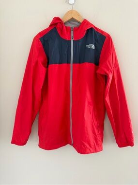 The North Face Boys XL 18/20 DryVent Hooded Rain Jacket Full Zip Outdoor Kids